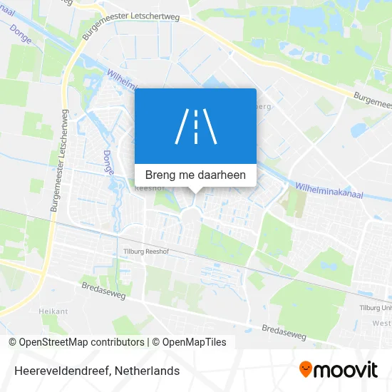 Heereveldendreef kaart