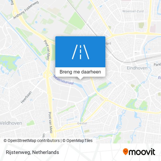 Rijstenweg kaart