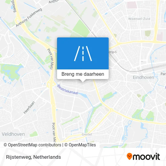 Rijstenweg kaart
