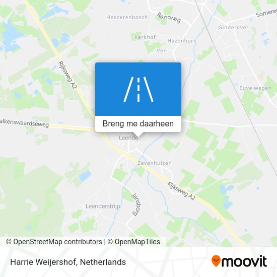 Harrie Weijershof kaart