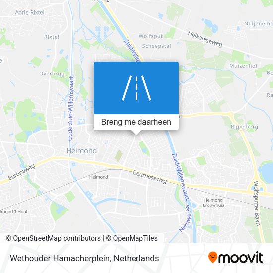 Wethouder Hamacherplein kaart