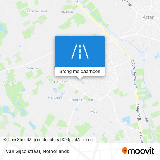 Van Gijselstraat kaart