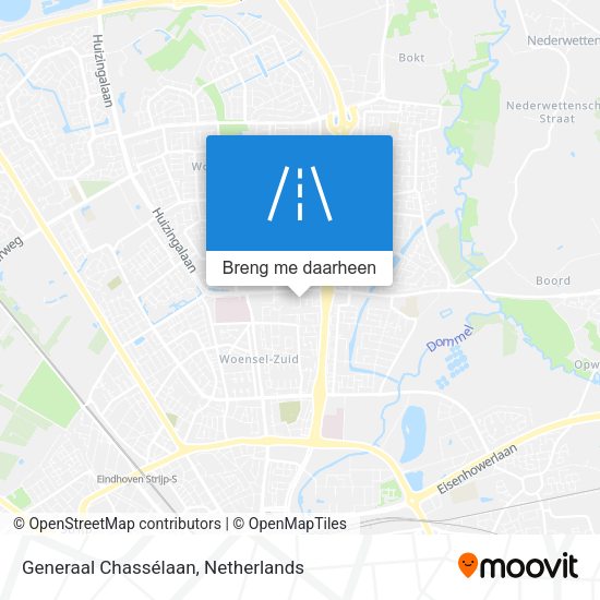 Generaal Chassélaan kaart