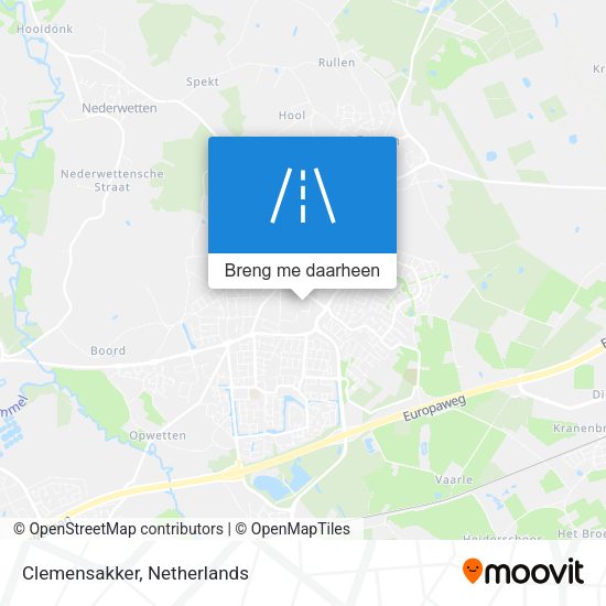 Clemensakker kaart