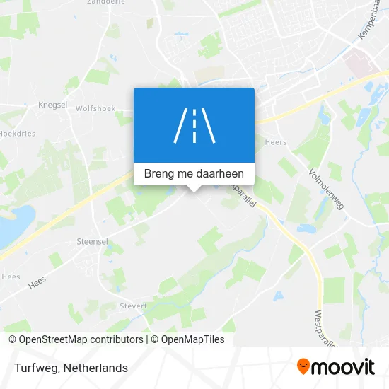 Turfweg kaart