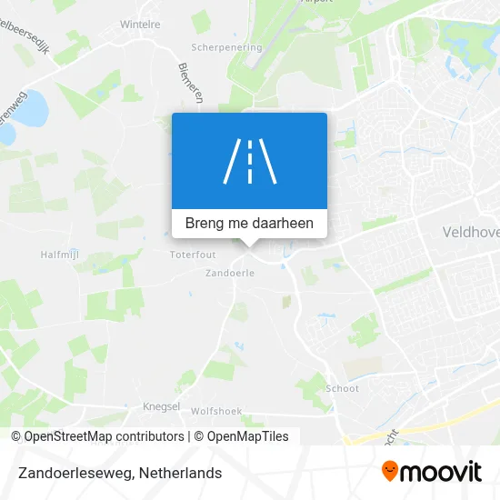 Zandoerleseweg kaart
