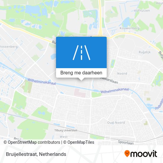 Bruijellestraat kaart