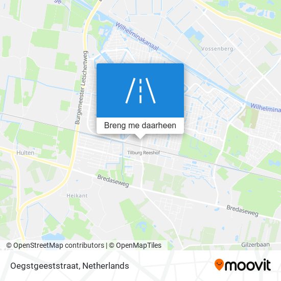 Oegstgeeststraat kaart