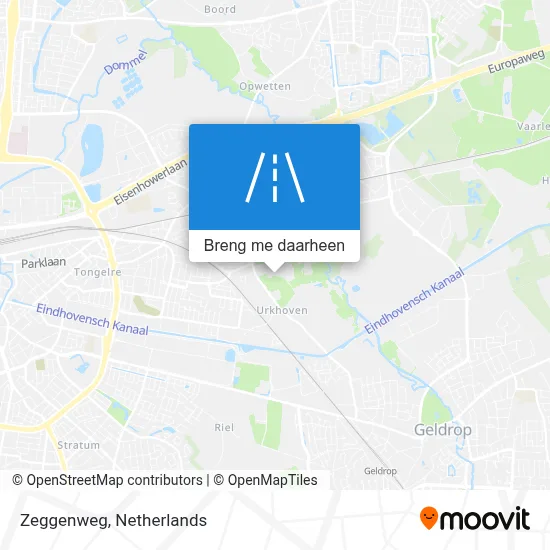 Zeggenweg kaart