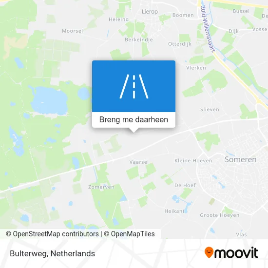 Bulterweg kaart