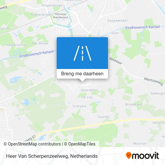 Heer Van Scherpenzeelweg kaart