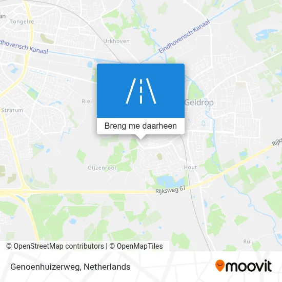 Genoenhuizerweg kaart