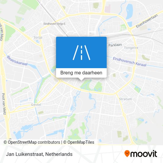 Jan Luikenstraat kaart