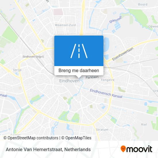 Antonie Van Hemertstraat kaart