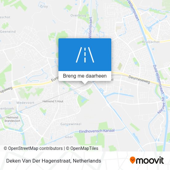 Deken Van Der Hagenstraat kaart