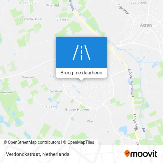 Verdonckstraat kaart