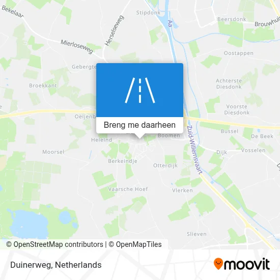 Duinerweg kaart