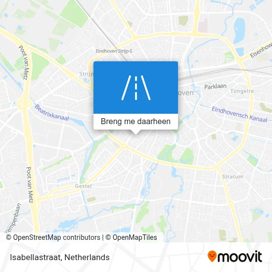 Isabellastraat kaart