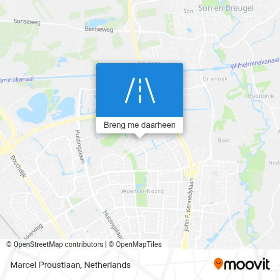 Marcel Proustlaan kaart