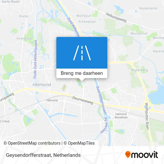 Geysendorfferstraat kaart