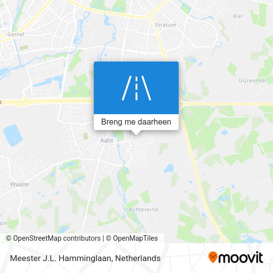 Meester J.L. Hamminglaan kaart