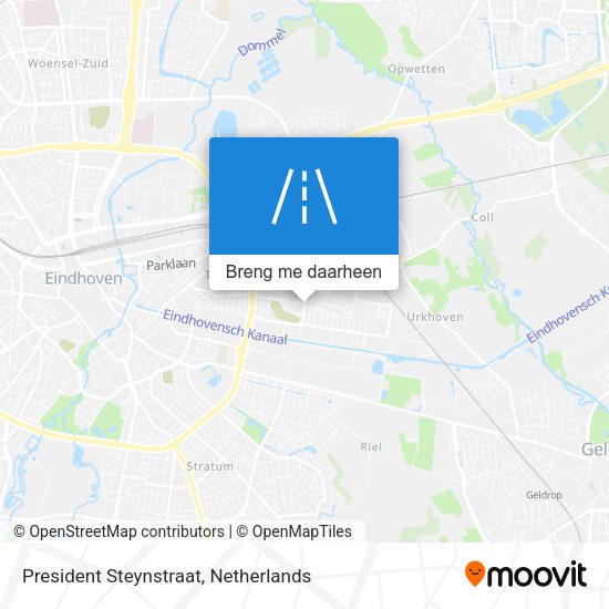 President Steynstraat kaart