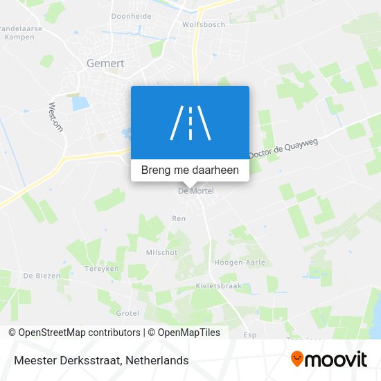 Meester Derksstraat kaart
