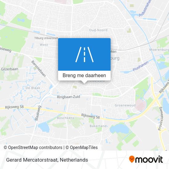 Gerard Mercatorstraat kaart