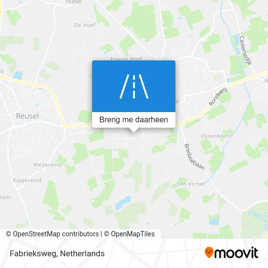 Fabrieksweg kaart