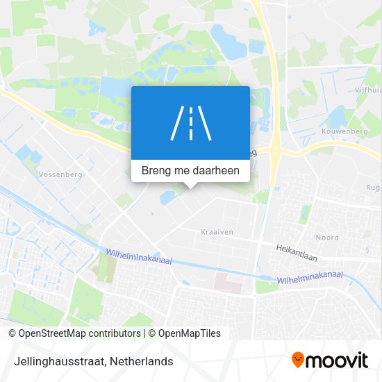 Jellinghausstraat kaart