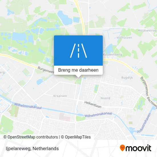 Ijpelareweg kaart