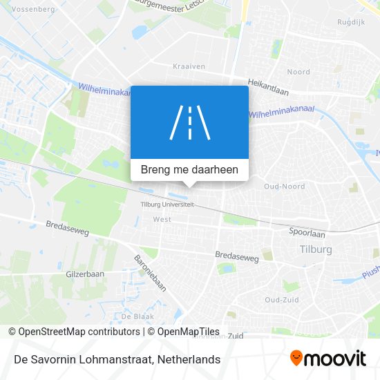 De Savornin Lohmanstraat kaart
