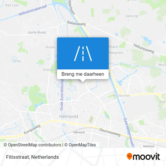 Fitisstraat kaart