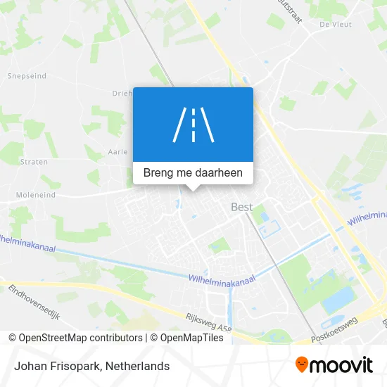 Johan Frisopark kaart