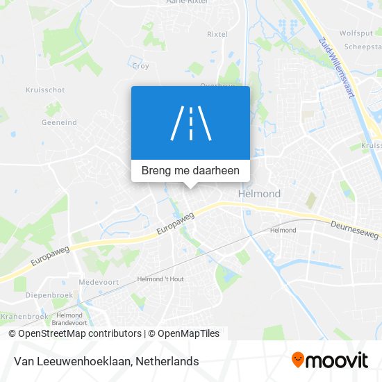 Van Leeuwenhoeklaan kaart