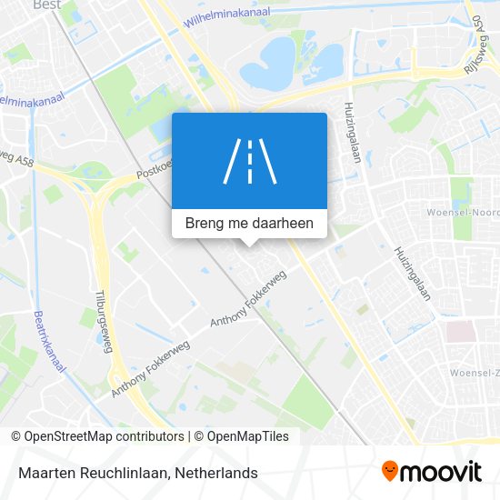 Maarten Reuchlinlaan kaart