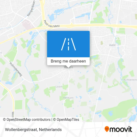 Wollenbergstraat kaart