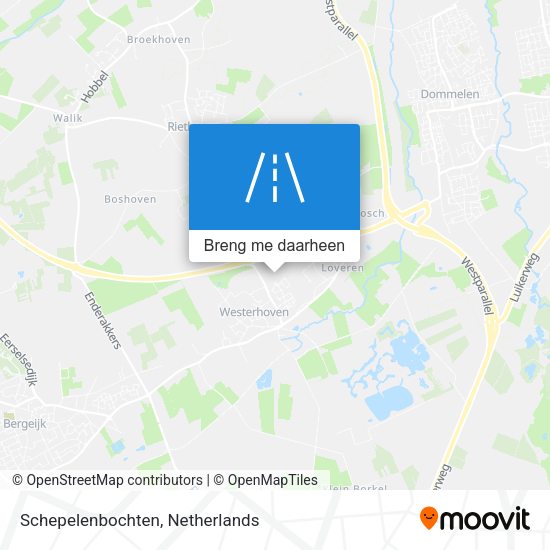 Schepelenbochten kaart