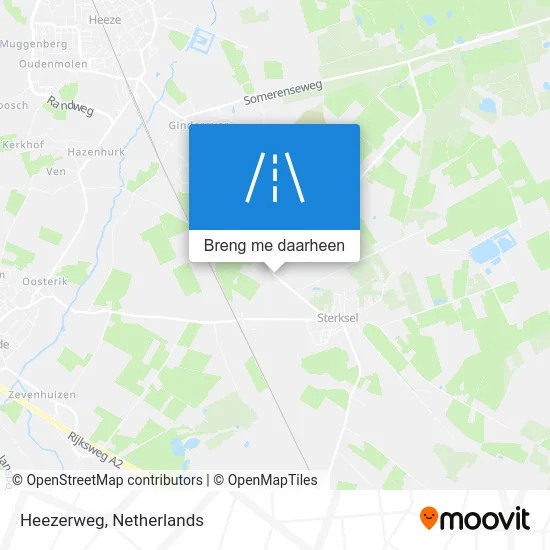 Heezerweg kaart