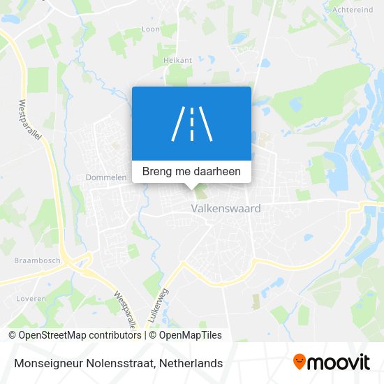 Monseigneur Nolensstraat kaart