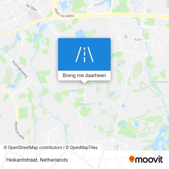 Heikantstraat kaart
