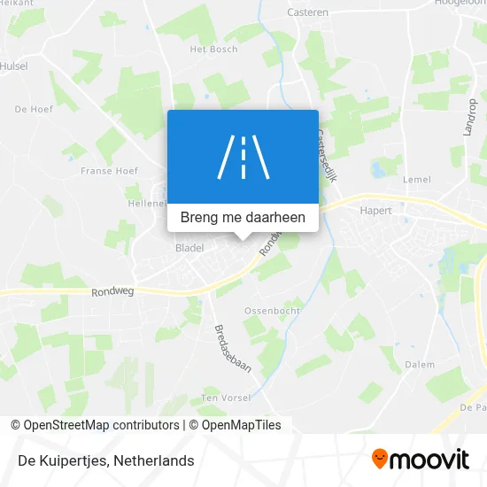 De Kuipertjes kaart
