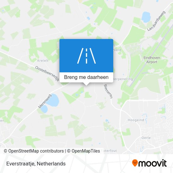 Everstraatje kaart