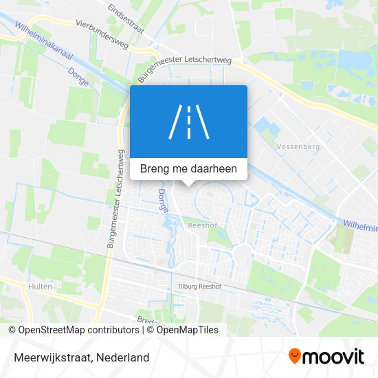 Meerwijkstraat kaart