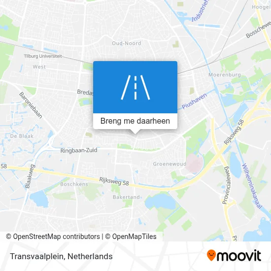 Transvaalplein kaart