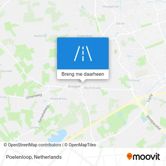 Poelenloop kaart