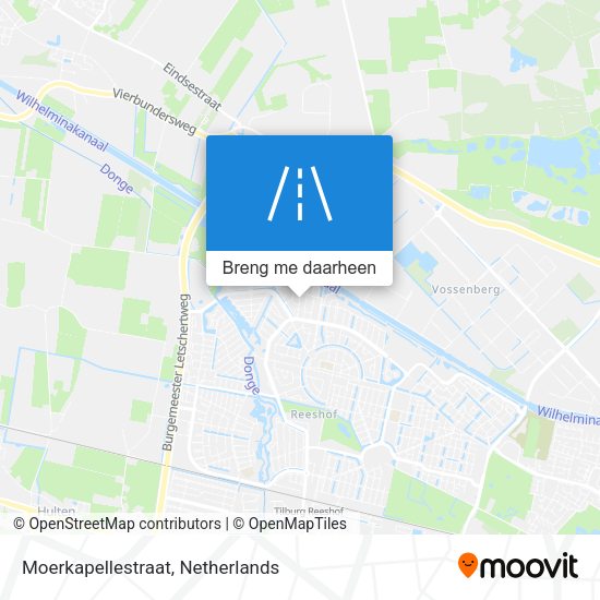 Moerkapellestraat kaart