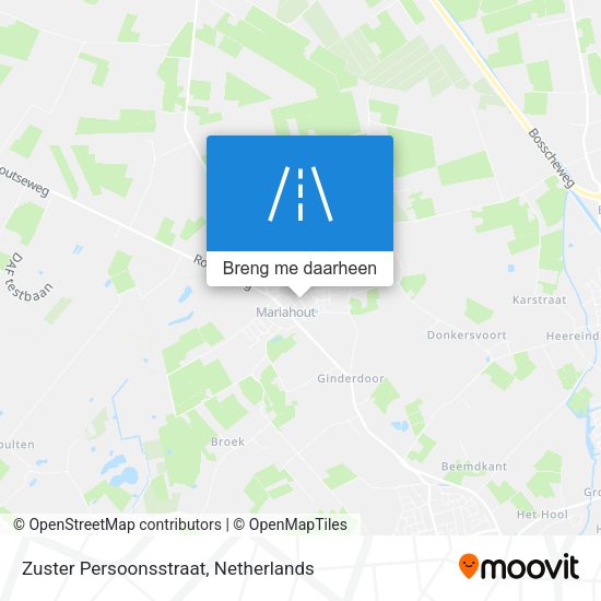 Zuster Persoonsstraat kaart