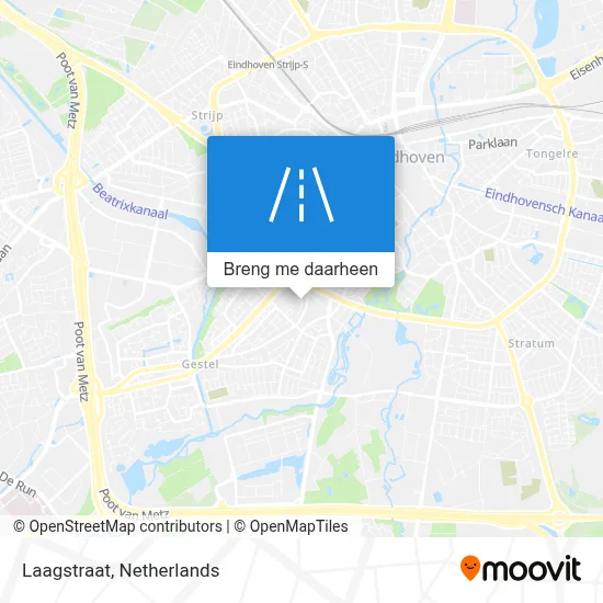 Laagstraat kaart