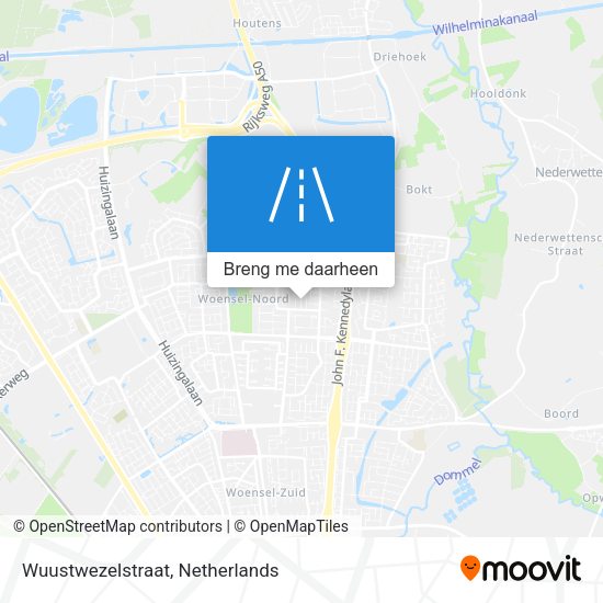 Wuustwezelstraat kaart